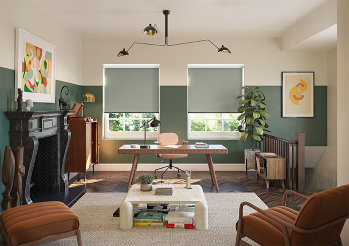 Rivulet (Blackout), Grey Mist - Twist&Fit Roller Blind - Image 8
